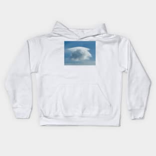 pileus cloud the cloud hat Kids Hoodie